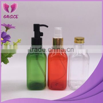 200ml red plastic cosmetic spray bottle with fine mist spray