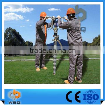Electric Road Barrier Pile Driver Machine
