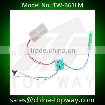 Flashing led module with motion sensor for P.O.P.display