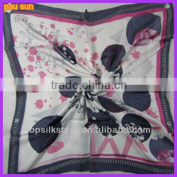 14 m/m twill cheap silk scarf wholesale 90x90