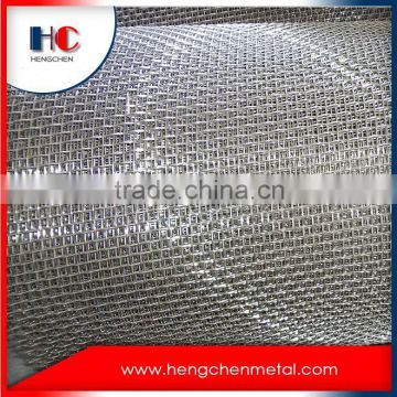 Brass woven crimped wire fabric