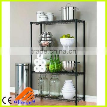 beverage display rack,folding metal shelf,food storage shelf