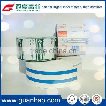 best price hot melt water resistant thermal custom price tag label in roll