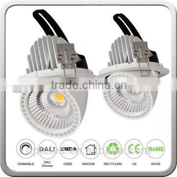 Commercial light Rotate Led down light led recessed orientable recessed rotatable downlight