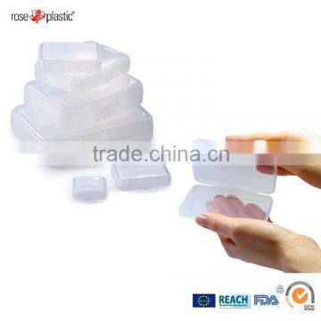 PP transparent PVC clear PE colored square or rectangular small plastic packaging box for eyelash Consumer Box CB