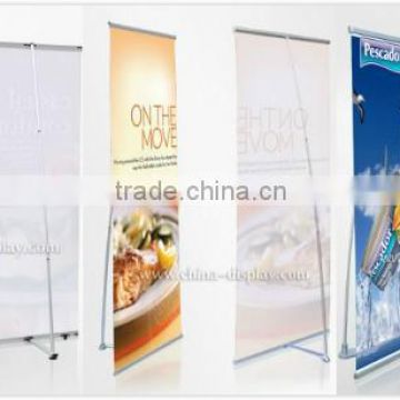 Hot Selling Iron Flex Banner Stand with Digital Printing for Decoration