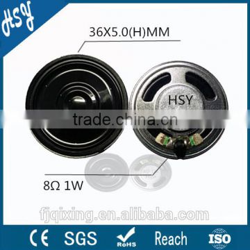 ROHS Approval 36MM 8ohm Small Speaker Driver