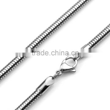 316L stainless steel snake chains for men women 50CM*2MM