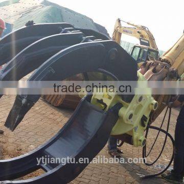 hydraulic grapple for 30mm 1.2" inch pins excavator/excavator rotating gripper