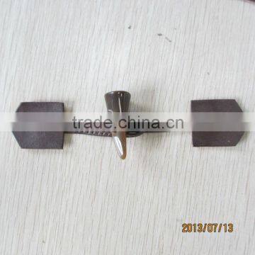 high quality leather toggle for coat