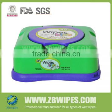 Nonwoven Fabric Kids Moist Wipes Tub Packing