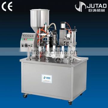 Automatic tube filling and sealing machine, cream tube filling sealing machine