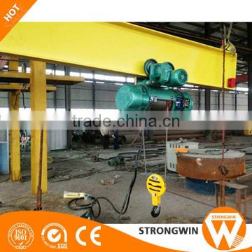 indoor lh model double girder made in china overhead crane types 60 ton