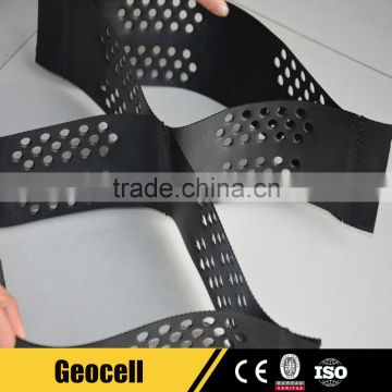 Textured HDPE Honeycomb Plastic Gravel Stabilizer Reinforced Geocell Used In Slope Protection