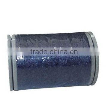 Polyester thread in blue color