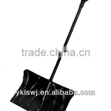 20" Plastic Snow Shovel with steel tube handle