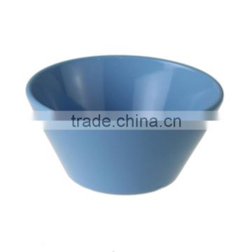 blue color stoneware customized ceramic bowl