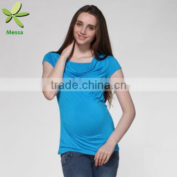 OEM wholesale New models ladies backside open blouse