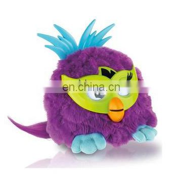Novel electric plush animal toys with sound and light