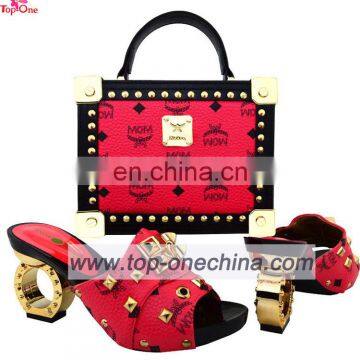 Lady Shoes matching Bags buy Latest Wholesale High Quality