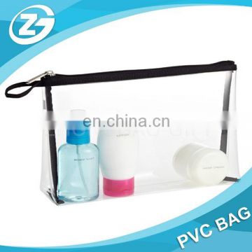Women's Zipper Closure Small Pouch PVC Waterproof Cosmetic Case Bag