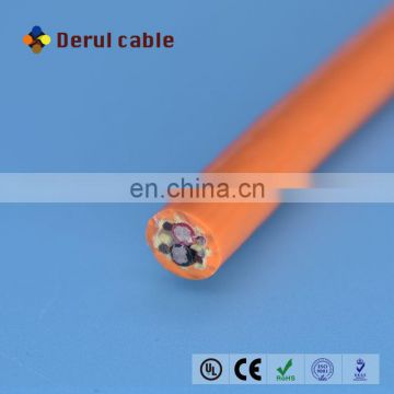 2 Cores PUR sheath servo motor cable flexible moving cable