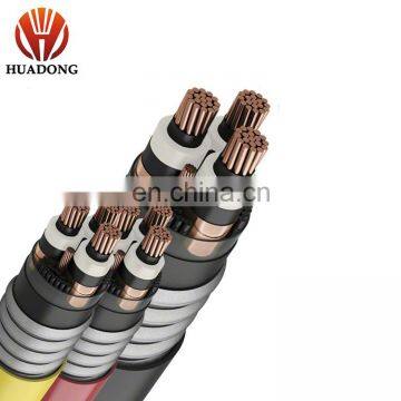 DIRECT BURIAL TECK 90 5000V XLPE Insulation 500MCM Copper conductor interlocked Armour PVC jacket power cable