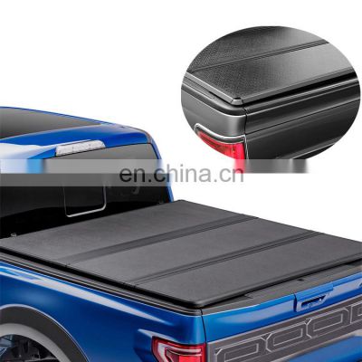 Lock Hard Solid Tri-fold Tonneau Cover Truck Bed For Pickups