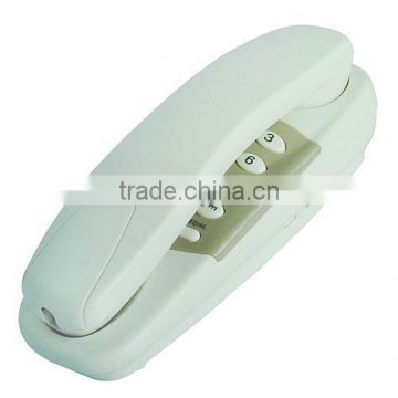basic slimline landline phone with modern style with CE and RoHS Certification