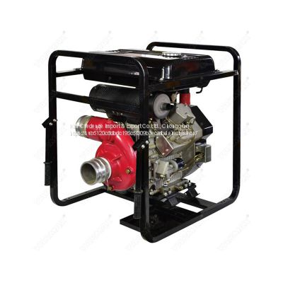 Hot Sale for Industrial and Agricultural Use Double Cylinder （High Pressure Portable Diesel） Iron Water Pump with Electric Starter, Ce Euro V, EPA