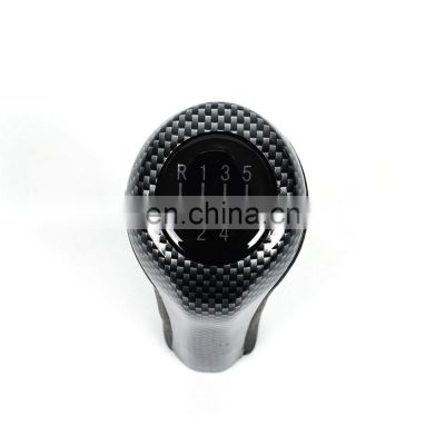 5 /6 speed best gear Carbon Fiber Car Accessories Car Gear Shift Knob For BMW