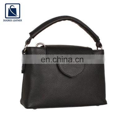 Fashion Style Nickle Fitting Top Quality Genuine Leather Side Bag from Trusted Manufacturer