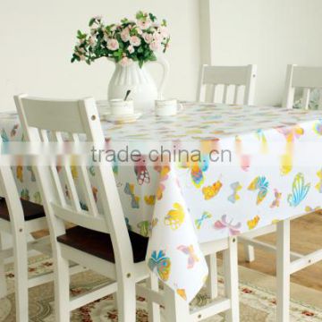 PVC tablecloth with heat transfer