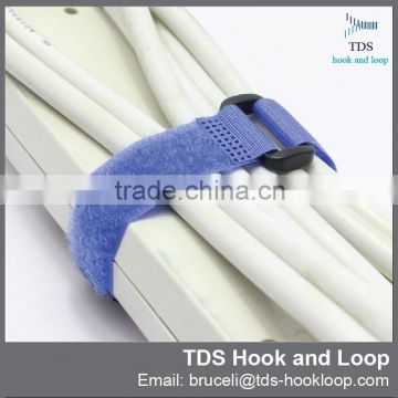 hook and loop reusable strap cable ties