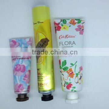 aluminum cosmetic packaging tube for hand cream