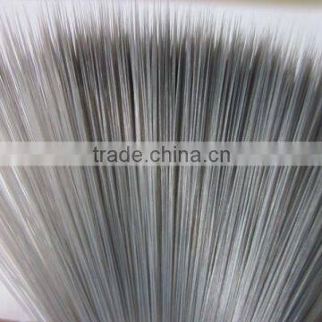 Very soft PBT taklon fiber for making facial brush, long taper length