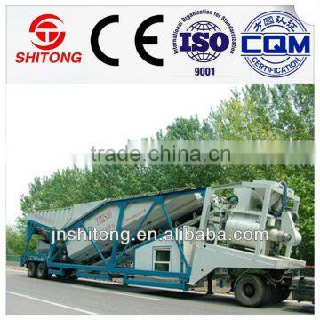 Advanced Electric Control Mobile Concrete Batching Plant/Mobile Concrete Mixing Plant