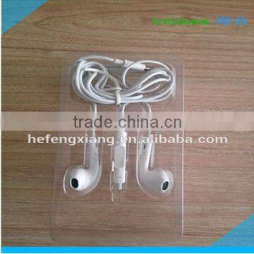 Dual tone hole design stereo earphone,wired earphone for cellular phone, tablet pc, video phone, MP3/MP4