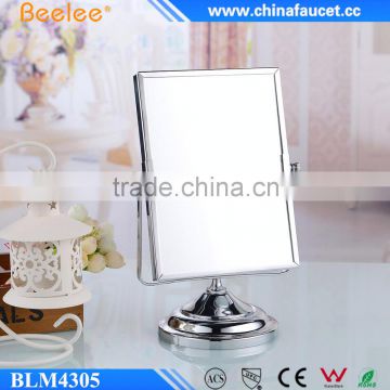 Beelee 8'' Fashionable Rectangle Brass 2 Face Cosmetic Mirror