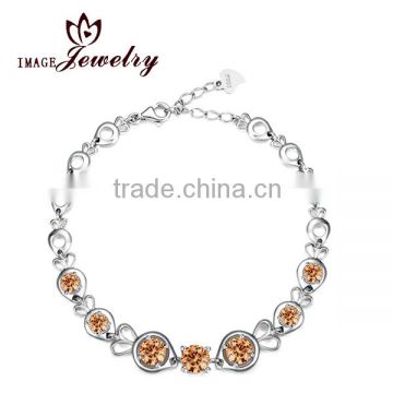 Wholesale Fashion Indian Gold Bracelets Zircon Stone