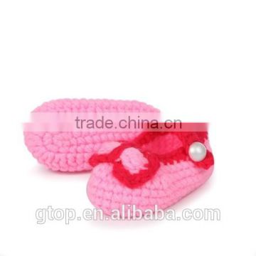 Wholesale Baby Handmade Crochet Shoes Supplier for 1-10 months old S-0032