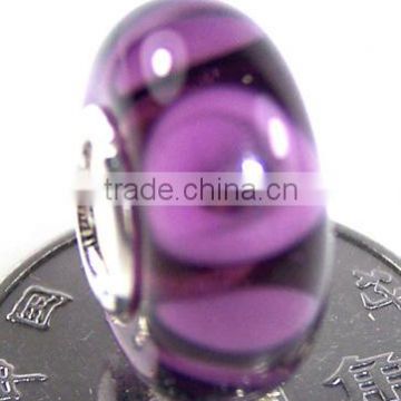European jewelry 925 sterling silver loose glass bead                        
                                                Quality Choice