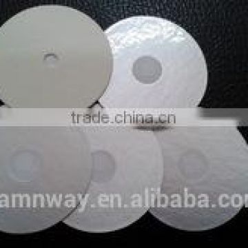 gas permeable aluminum foil and paper back induction seal liner