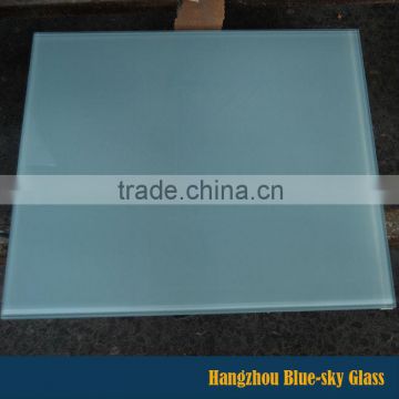 Hangzhou factory 3 to 19mm cut to size tempered frosted glass panels