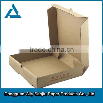 Factory supply large quantities cheap customized cardboard box for pizza