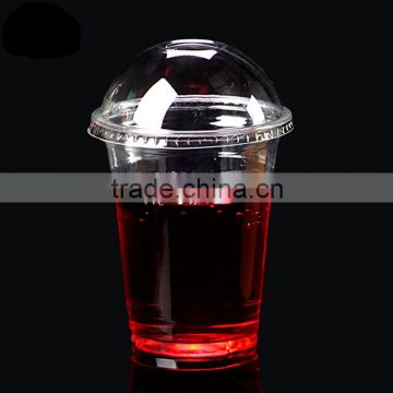8oz Clear PET Plastic Cold Cups With Lids Disposable Ice Cream Beverage Use