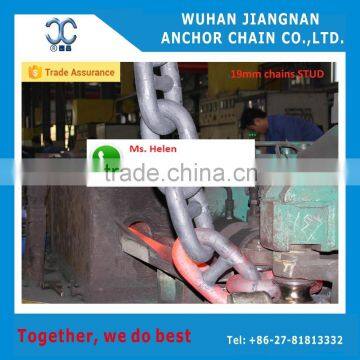 Chain wholesale weld stud link 19mm (Black)