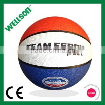 Full size 7 promotional rubber basketball