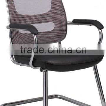 hot sale sled chrome plastic and mesh chair without wheel A310-W12 Anqiao factory