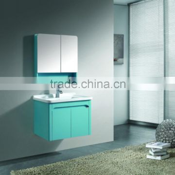 New Design Light Green Wooden Bathroom Cabinet